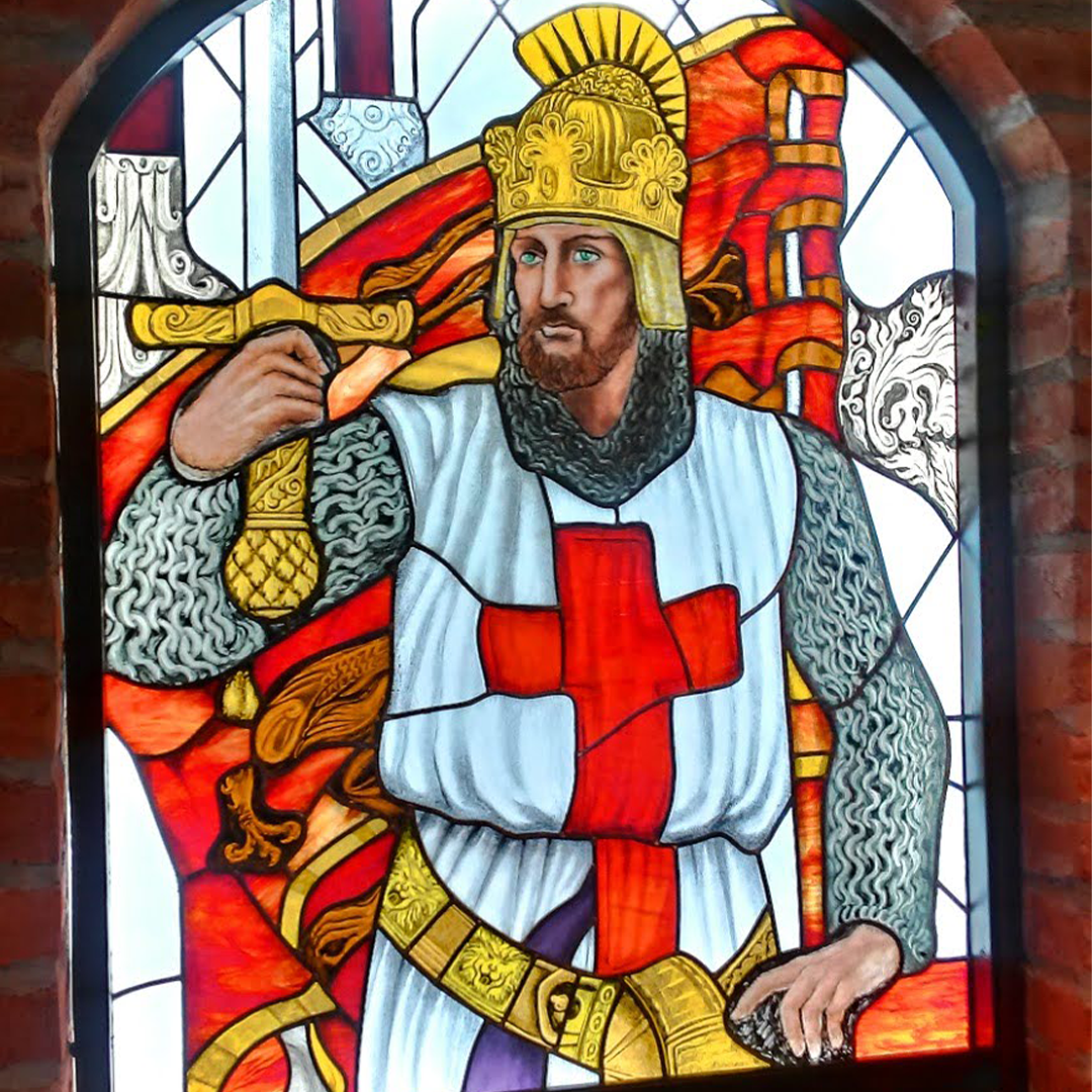 Vitral Caballeros medievales