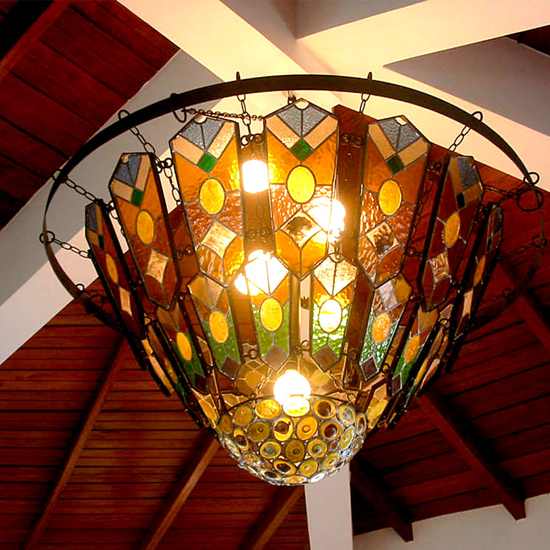 Lamparas en vidrio Fusing